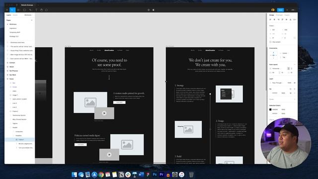 Website Design Process - Part 2: Creating the Wireframes (using Figma) смотреть онлайн