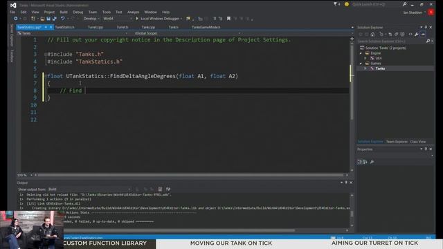 C++ Tanks vs Zombies | 02 | Live Training | Unreal Engine смотреть онлайн