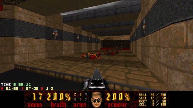 Doom 2 - Hell Revealations (Map 1 - F**king Hell): UV-Max (Map Author: Arsinikk) смотреть онлайн