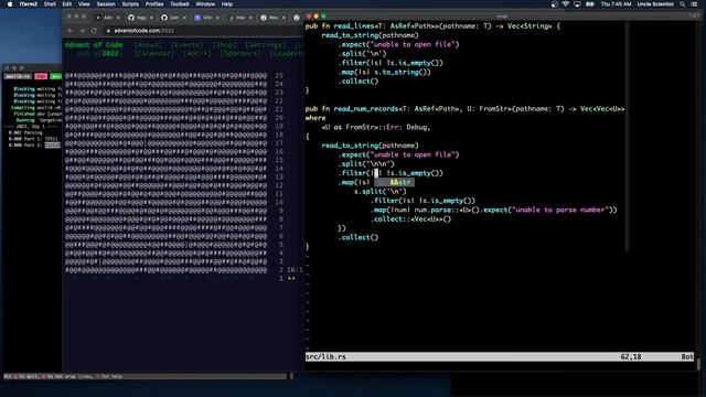[Rust Programming] Advent of Code 2022 Day 1 - Calorie Counting смотреть онлайн