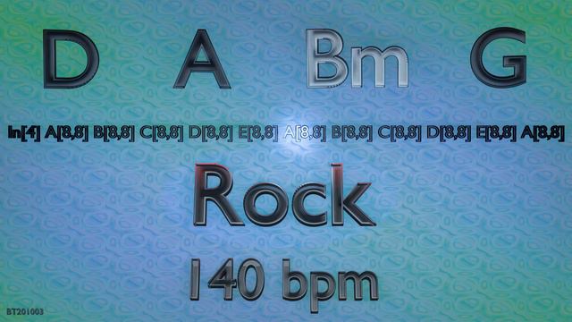 Backing Track in D Major - D A Bm G - Rock - 140 bpm смотреть онлайн