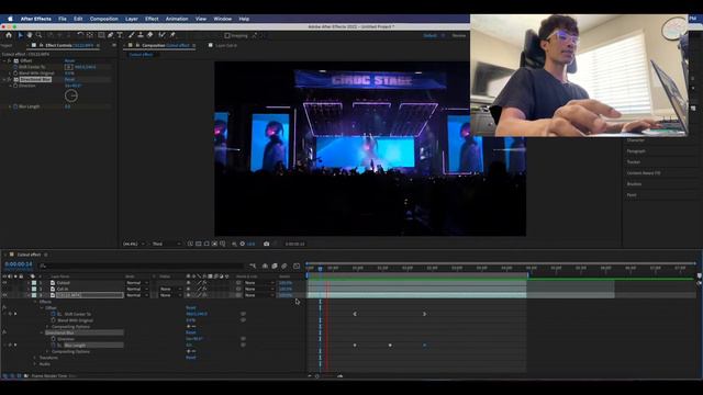 CREATE CUTOUT MASK LOOP FLY THROUGH ZOOM EFFECT | After Effects Tutorial!! смотреть онлайн