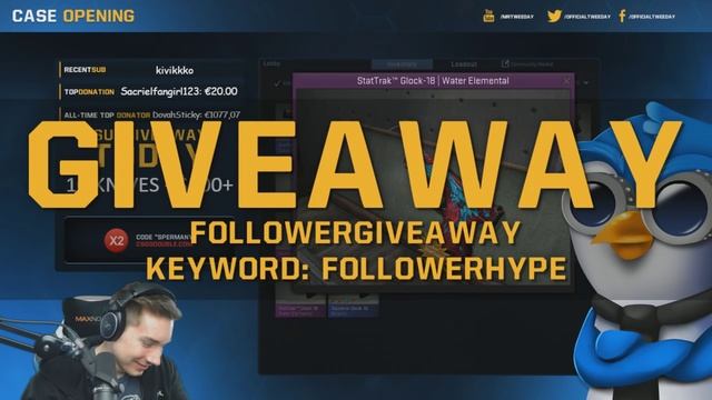STATTRAK KNIFE UNBOX! CS GO Case Opening смотреть онлайн