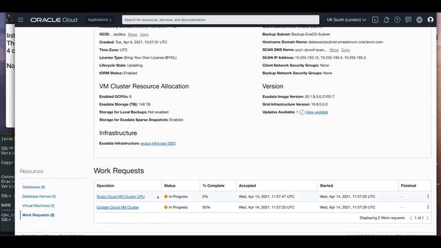 Exadata Database on Dedicated Infrastructure – Scale VM Cluster using OCI Console смотреть онлайн