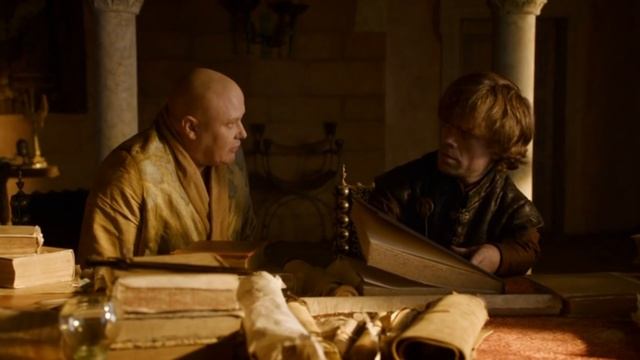 Game of Thrones 2x08 Tyrion Bronn and Varys discuss battle смотреть онлайн