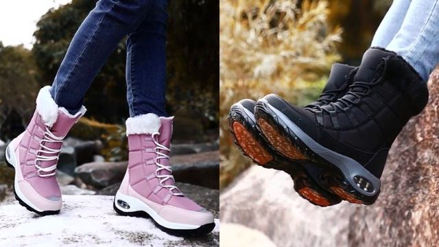 7 Женская зимняя обувь с Алиэкспресс Женские зимние ботинки с Aliexpress Женская Обувь на зиму 2022 смотреть онлайн