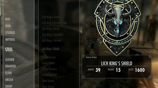 Skyrim Mod : LichKing armor , Old And New Version смотреть онлайн