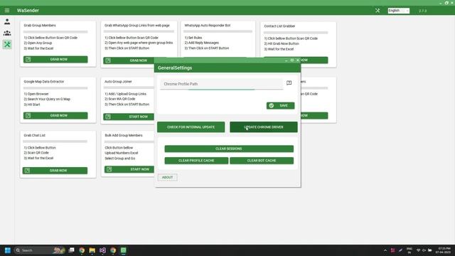 WaSender How to update ChromeDriver - Easy way (v2.7.3 +) смотреть онлайн
