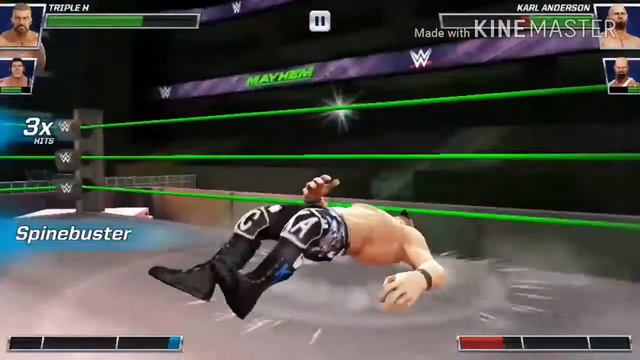 Wwe MAYHEM Andre the Gaint And Triple H vs Luke Gallows And Karl Anderson смотреть онлайн