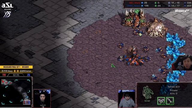????? [ASL 시즌17 와일드카드전 결승 1경기] смотреть онлайн