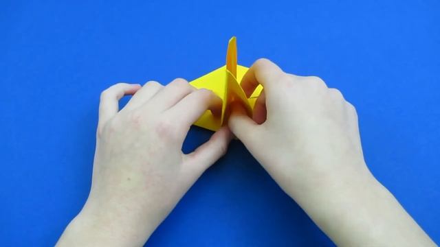 Оригами животные. Краб из бумаги. Как сделать краба из бумаги. смотреть онлайн