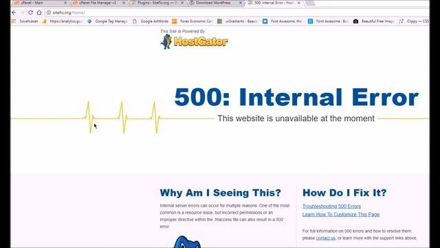 How To Fix Internal Server Error 500 смотреть онлайн