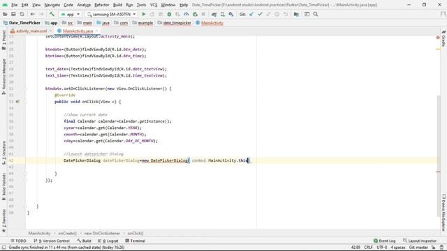 How to Create DatePicker and TimePicker Dialog in Android Studio |Learning Bot| смотреть онлайн