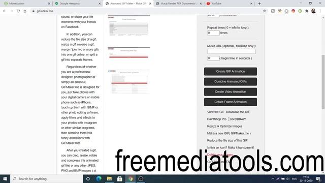 GifMaker.me Online Tool Website to Create Video GIF Animations and Multiple Images to GIF Animation смотреть онлайн