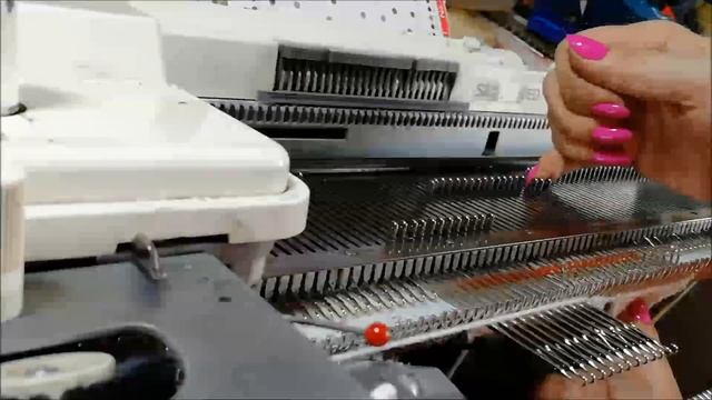 Шикарный простой узор Азиатский колосок Машинное вязание смотреть онлайн