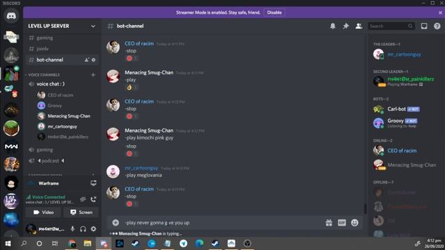 Messing with Groovy on Discord (part 1) (ft. Mrcartoonguy, drappykat) смотреть онлайн