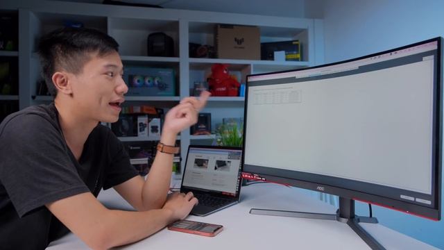 Màn hình gaming 6 CỦ - Đã CONG lại còn NGON - 165Hz 27" các thứ смотреть онлайн