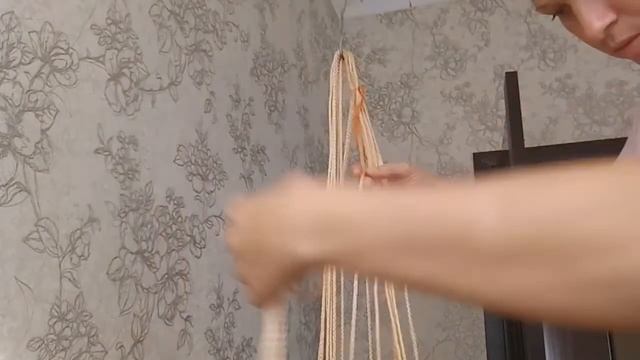 Как сплести круглые садовые качели, подвесное кресло, макраме смотреть онлайн