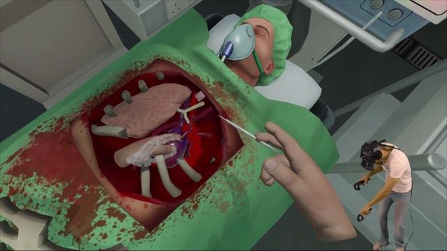 Я-ХИРУРГ в Surgeon Simulator VR ВИРТУАЛЬНОЙ РЕАЛЬНОСТИ с HTC Vive смотреть онлайн