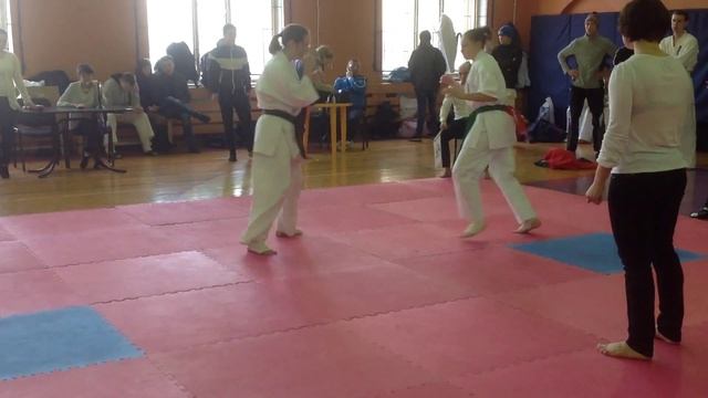 Чемпионат ВУЗов СПБ Кудоярова Диана vs Доронина Ксения 1 бой