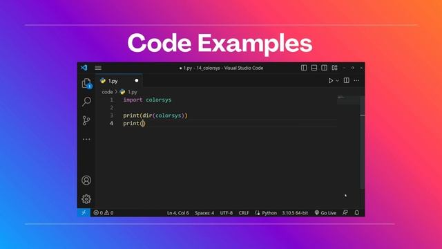 Python Modules #14: Colorsys module Python | Conversions between color systems смотреть онлайн