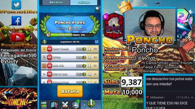 Multi Torneos, Cofres y Mas - Clash Royale - Jugando en Vivo - En Español смотреть онлайн