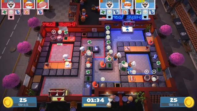 Overcooked 2 Versus gameplay смотреть онлайн