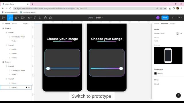 How to Make An Interactive Slider in Figma | Designing | Game App Studio смотреть онлайн