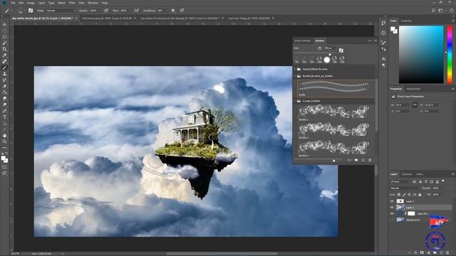 Adobe Photoshop CC - Design Protect Corona With Bubble Brush Tutorial смотреть онлайн