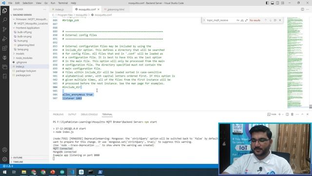 Mosquitto | Open-Source MQTT Broker | Setup and Basic Configuration | Part1 | Urdu | Hindi смотреть онлайн