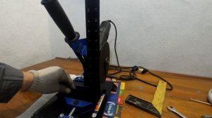 как установить и выставить  болгарку на стойке ПРАВИЛЬНО!!!
