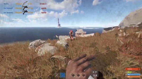 Rust BekerMelk's Bow Aim Training Server Tour (ip in description)