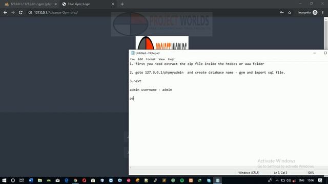 PHP Gym Management System Project смотреть онлайн