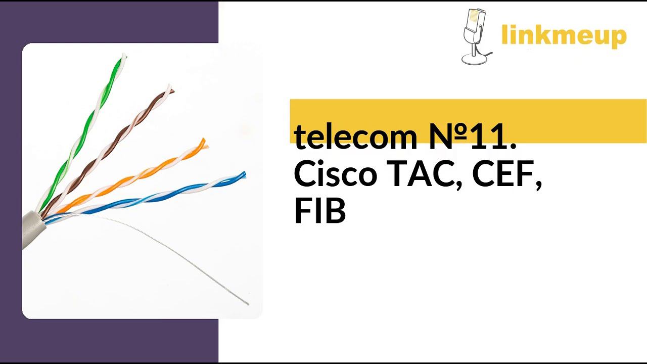 telecom №11. Cisco TAC, CEF, FIB смотреть онлайн
