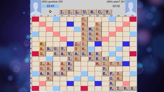 Full game of Scrabble / Wordsmithing / Strategy ideas / Family Game смотреть онлайн