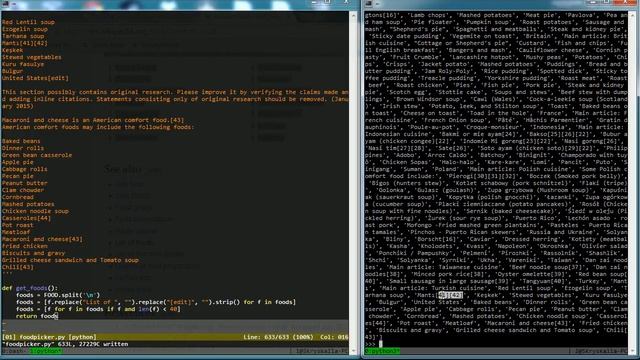 Python meal picker смотреть онлайн