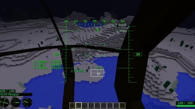 Minecraft: Military Helicopters w/ Weaponry! (Helicopter Mod Showcase) смотреть онлайн