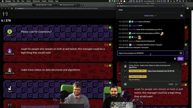 Coding Garden Talk - Episode 01 - with Guest Brooks Builds - Q&A and Building a Chrome Extension смотреть онлайн