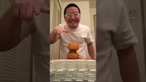 Junya1gou "Coffin dance" song,  "rubber band vs food" challenge funny video! ????