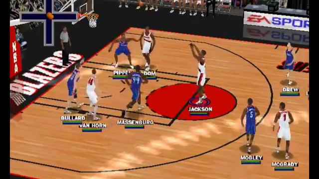 vs Houston Rockets 00-01 League Game 4, NBA Live 2000 PC Franchise mode смотреть онлайн