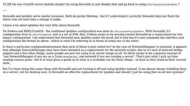 firewalld vs iptables - when to use which смотреть онлайн