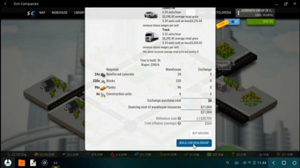 Sim Companies Android Bussiness Simulation Game
