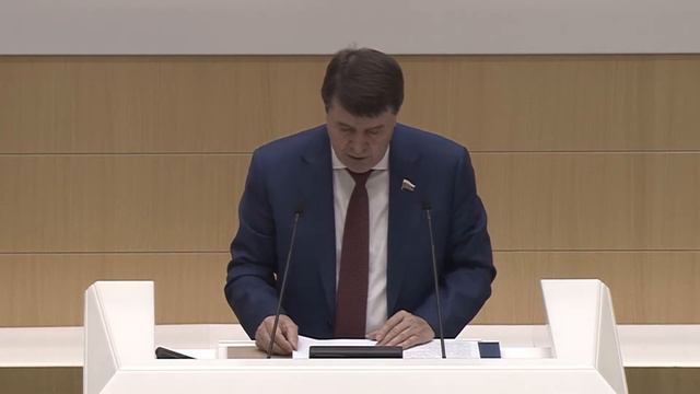 Сенатор Сергей Цеков - о взаимном признании РФ и Южной Осетией документов об образовании смотреть онлайн