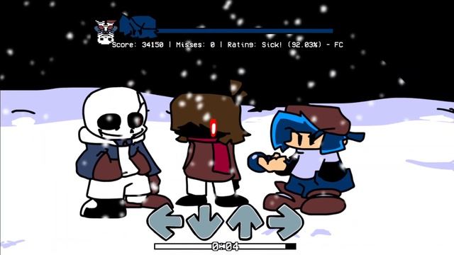 FNF SANS UNDERTALE ANOTHER NIGHT DYING AMAZING UNDEATH MOD #sans #undertale смотреть онлайн