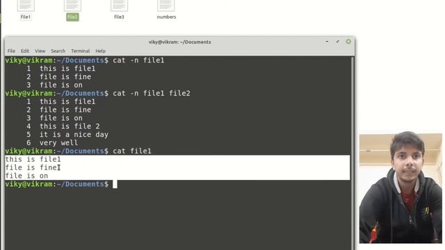 creating and viewing files in linux | touch command in linux | cat command in linux | tac command смотреть онлайн