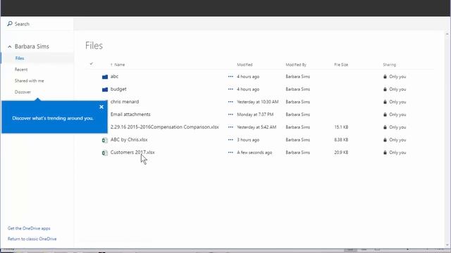 OneDrive - save files from Word and Excel to OneDrive by Chris Menard смотреть онлайн