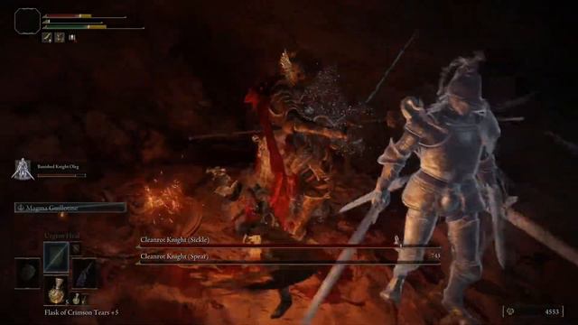 Elden Ring Bossfight - Cleanrot Knight Duo, in Abandoned Cave смотреть онлайн