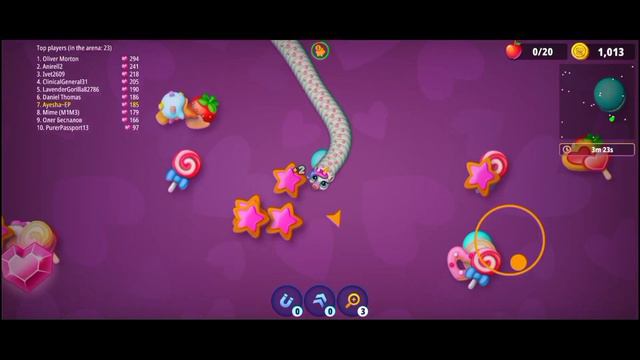 Wormszone.io Unicorn Snake Gameplay FIRST LOOK смотреть онлайн