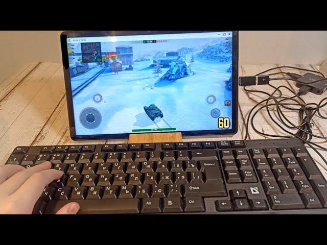 ПОДКЛЮЧИЛ КЛАВИАТУРУ И МЫШЬ К ПЛАНШЕТУ - ИГРАЮ В ИГРЫ! смотреть онлайн