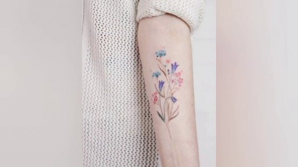100 Cute Floral Tattoos // Trending Floral tattoos // Tiny Tattoos